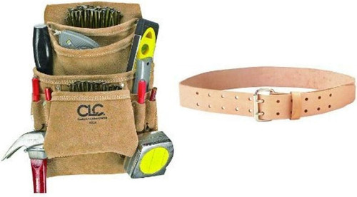 Suede carpenter tool bag and - carpenter's,